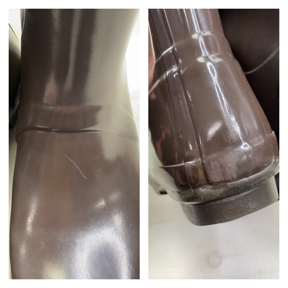 HUNTER ORIGINAL GLOSS TALL BOOT in Seep - Picture 7 of 13